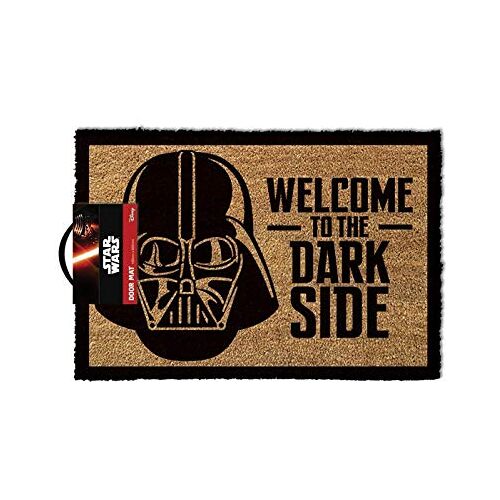 Star Wars portier welkom bij het Darkside Home Mat -cadeau Een maat