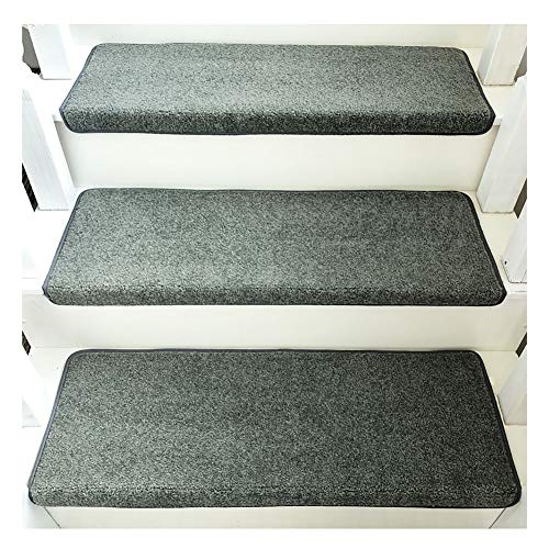 YIHANSS Traptreden Tapijten Voor Trappen Traptreden Matten, 3 stuks Trappen Tapijt, Antislip Step Pad Indoor Bescherming Tapijt, Herhaal Plakken Zonder Sporen Traptreden (Kleur: 1, Maat: 6524cm)