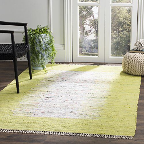 Safavieh tapijt geweven vlak, MTK711 MTK711 91 x 152 cm ivoor/blauwgroen