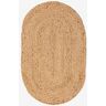 SKLUM Natuurlijke Jute Ovale Deurmat (73x46.5 cm) Never Yute