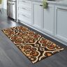 Maples Rugs Maples tapijten Vivian medaillon loper tapijt niet slip-gang ingang tapijt [Made in USA], 2 x 6, roest