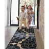 Amazpro Cotton Area Rugs 50x140cm, Carpet Runner Pet Friendly Anti Fatigue Non Slip Hallway Runner Long for Hallway, Kitchen Floor, Corridor