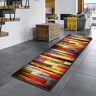 Amazpro Runner Rugs 40x100cm, Kitchen Mats Durable Geometric Pattern Hallway Runner Non Slip Washable for Living Room Bedroom Floor