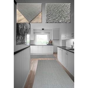 Tadi & Imperio 1979 Vinyl Tapijt - 60x600 cm, Grijs Zilver Tadi & Imperio 1979 Vinyl Tapijt - 60x600 cm, Grijs Zilver