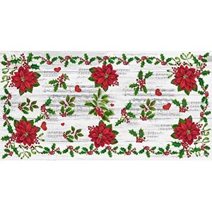 Vilber 52x100 cm Kerstvinyl Tapijt - Antislip, Makkelijk te Reinigen Vilber 52x100 cm Kerstvinyl Tapijt - Antislip, Makkelijk te Reinigen