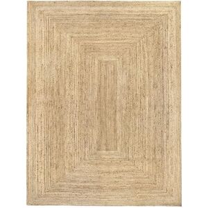 Hamid Alhambra Natuurlijke Jute Vloerkleed - Grote Binnenmat Hamid Alhambra Natuurlijke Jute Vloerkleed - Grote Binnenmat