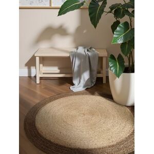 Hanse Home Jutta Jute Vloerkleed - Ronde, Natuur, 120cm Hanse Home Jutta Jute Vloerkleed - Ronde, Natuur, 120cm