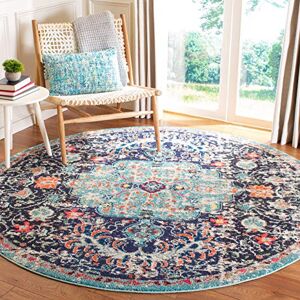 Safavieh Modern Tapijt - 120x120cm - Zwart/Turquoise Safavieh Modern Tapijt - 120x120cm - Zwart/Turquoise