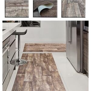 Tadi & Imperio Vinyl houtlook tapijt - 62x150 cm - Tapijt Tadi & Imperio Vinyl houtlook tapijt - 62x150 cm - Tapijt