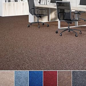 Floordirekt Naaldvilt tapijt Malta   vloerbedekking van naaldvlies voor woonkamer en kantoor   koude-isolerend & geluidsisolerend   vele kleuren en maten (200 x 300 cm, donkerbruin)