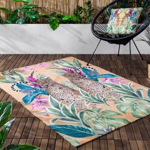 Kali Leopards Binnen- en Buitenwasbare Vloerkleed - Vloerkleed Kali Leopards Binnen- en Buitenwasbare Vloerkleed - Vloerkleed