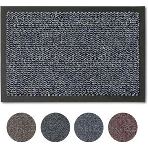 WohnDirect Blauwe Antislip Deurmat - Vloermat WohnDirect Blauwe Antislip Deurmat - Vloermat