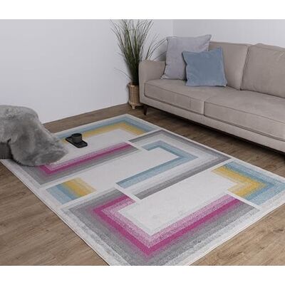 Asiatic Bewerkt Geo Multi Vloerkleden Asiatic Bewerkt Geo Multi Vloerkleden