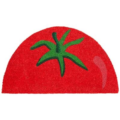 Fisura – Deurmat entree huis “Tomate” van kokosvezel met antislip PVC-rug. Handgeschilderde rode binnenmat met grappige vorm. Originele kokosmat voor de entree. 70 x 40 cm Fisura – Deurmat entree huis “Tomate” van kokosvezel met antislip PVC-rug. Handgeschilderde rode binnenmat met grappige vorm. Originele kokosmat voor de entree. 70 x 40 cm