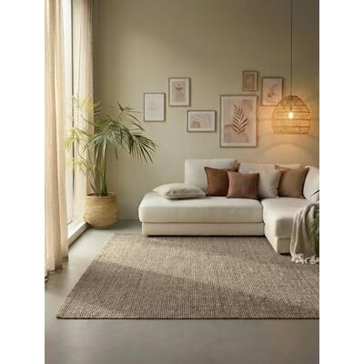 HANSE Home Jute tapijt, natuurlijk woonkamertapijt van 100% jute, handgeweven en natuurlijk, boho-natuurlijke vezel, jute tapijt voor woonkamer, slaapkamer, eetkamer, natuurgrijs/bruin, 190 x 280 cm HANSE Home Jute tapijt, natuurlijk woonkamertapijt van 100% jute, handgeweven en natuurlijk, boho-natuurlijke vezel, jute tapijt voor woonkamer, slaapkamer, eetkamer, natuurgrijs/bruin, 190 x 280 cm