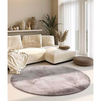 Villeroy & Boch Shaggy Leon tapijt, rond, wollig, hoogpolig, woonkamertapijt, effen, zacht, onderhoudsvriendelijk, voor woonkamer, eetkamer, slaapkamer, kinderkamer, lichtgrijs, 200 cm Villeroy & Boch Shaggy Leon tapijt, rond, wollig, hoogpolig, woonkamertapijt, effen, zacht, onderhoudsvriendelijk, voor woonkamer, eetkamer, slaapkamer, kinderkamer, lichtgrijs, 200 cm
