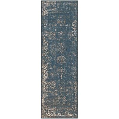 Unique Sofia Collectie Kortflorige Indoor Vloerkleed - Blauw, Ivoor, Bruin Unique Sofia Collectie Kortflorige Indoor Vloerkleed - Blauw, Ivoor, Bruin