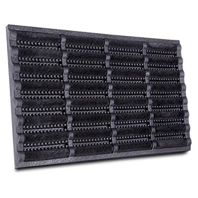 HANSE Home Brushes Deurmat, kokos en rubber, 45 x 75 cm, antislip, vuilopvangmat voor binnen en buiten, deurmat met kokosborstels, weerbestendig, vuilvanger, outdoor, zwart HANSE Home Brushes Deurmat, kokos en rubber, 45 x 75 cm, antislip, vuilopvangmat voor binnen en buiten, deurmat met kokosborstels, weerbestendig, vuilvanger, outdoor, zwart