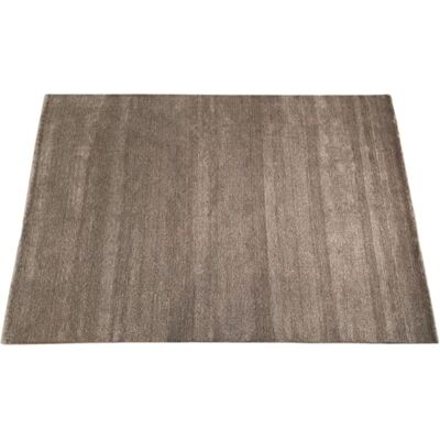 WAWA TEPPICH Taup AN2 Vloerkleed, grijs, 100% wol, 170 x 240 cm, handgeweven, effen gekleurd, effen WAWA TEPPICH Taup AN2 Vloerkleed, grijs, 100% wol, 170 x 240 cm, handgeweven, effen gekleurd, effen