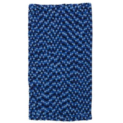 Ottoman wollen tapijt, balmat, veelkleurig, blauw, handgeweven, 0,90 x 1,50 cm, blauw Ottoman wollen tapijt, balmat, veelkleurig, blauw, handgeweven, 0,90 x 1,50 cm, blauw
