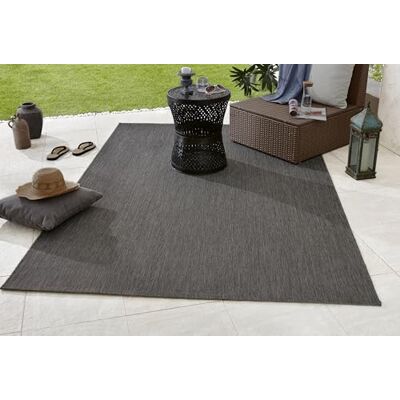 HANSE Home Bougari Match In- en Outdoor tapijt Match 200x290 cm antraciet HANSE Home Bougari Match In- en Outdoor tapijt Match 200x290 cm antraciet