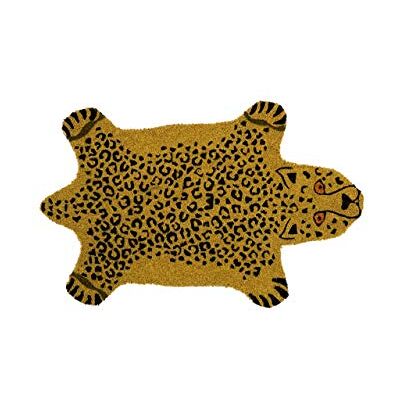 Fisura Vormige entreemat. Originele kokos deurmat met anti-slip PVC rug. Afmetingen: 70 x 40 cm. (Tijger, geel) Fisura Vormige entreemat. Originele kokos deurmat met anti-slip PVC rug. Afmetingen: 70 x 40 cm. (Tijger, geel)