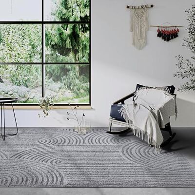 ELLE Decor ation Chappe Hoogpolig tapijt, modern woonkamertapijt, shaggy, modern patroon, wollig, zacht, boho-tapijt voor woonkamer, slaapkamer, lichtgrijs, 120 x 170 cm ELLE Decor ation Chappe Hoogpolig tapijt, modern woonkamertapijt, shaggy, modern patroon, wollig, zacht, boho-tapijt voor woonkamer, slaapkamer, lichtgrijs, 120 x 170 cm