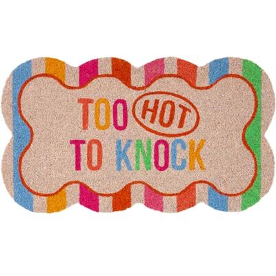 Fisura – Deurmat entree huis “Too hot” van kokosvezel met antislip PVC-rug. Handgeschilderde multicolor binnenmat met originele vorm. Grappige mat voor elke ingang. 70 x 40 cm Fisura – Deurmat entree huis “Too hot” van kokosvezel met antislip PVC-rug. Handgeschilderde multicolor binnenmat met originele vorm. Grappige mat voor elke ingang. 70 x 40 cm