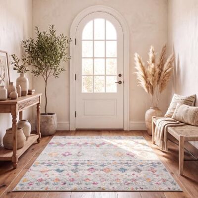 SAFAVIEH Modern chic indoor geweven rechthoek tapijt, Madison Collection, MAD798, in grijs/goud, 122 x 183 cm voor woonkamer, slaapkamer of elke binnenruimte SAFAVIEH Modern chic indoor geweven rechthoek tapijt, Madison Collection, MAD798, in grijs/goud, 122 x 183 cm voor woonkamer, slaapkamer of elke binnenruimte
