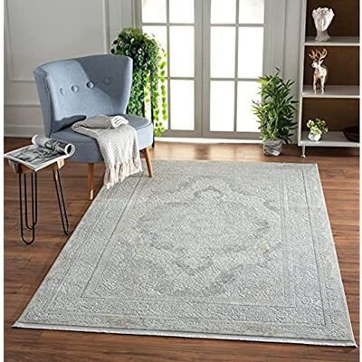 Mias Teppiche Sophia Vloerkleed Woonkamer, modern, vintage look grijs, oosters 120x170 cm Kortpolig Mias Teppiche Sophia Vloerkleed Woonkamer, modern, vintage look grijs, oosters 120x170 cm Kortpolig
