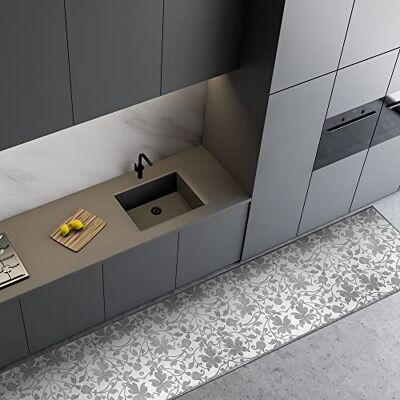 Dekoidea Cemento Damascato Vinyl Tapijt - Modern, Waterdicht, Antislip Dekoidea Cemento Damascato Vinyl Tapijt - Modern, Waterdicht, Antislip
