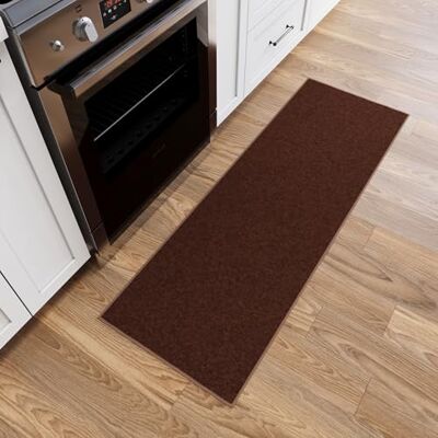 Ottomanson Gangloper Ottohome-collectie effen rubberen achterkant 67 cm x 183 cm bruin Ottomanson Gangloper Ottohome-collectie effen rubberen achterkant 67 cm x 183 cm bruin