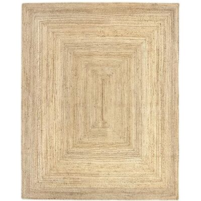 HAMID Vloerkleed Van Jute, Tapijt Alhambra Natuurlijk, 100% Natuurlijk Tapijt Van Jute, Handgeweven, Vloerkleed Voor Woonkamer, Slaapkamer, Eetkamer, Gang, Ingang (250x200cm) HAMID Vloerkleed Van Jute, Tapijt Alhambra Natuurlijk, 100% Natuurlijk Tapijt Van Jute, Handgeweven, Vloerkleed Voor Woonkamer, Slaapkamer, Eetkamer, Gang, Ingang (250x200cm)