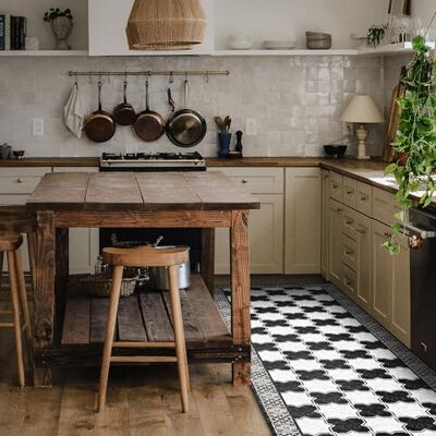 CREARREDA Keukenloper van vinyl, antislip, wasbaar, doek met print, 100% Made in Italy CREARREDA Keukenloper van vinyl, antislip, wasbaar, doek met print, 100% Made in Italy