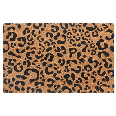 Hanse Home Collection Kokos deurmat - Luipaard patroon - 45x75 cm Hanse Home Collection Kokos deurmat - Luipaard patroon - 45x75 cm