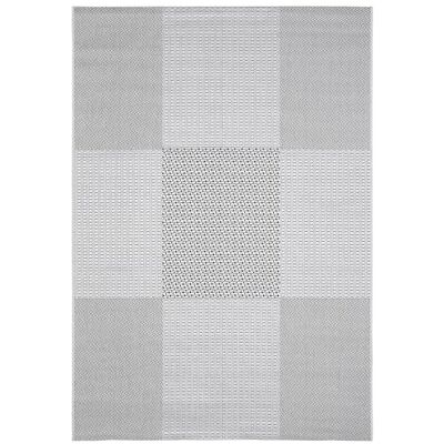 andiamo Arizona 721903 binnen- en buitentapijt, geweven tapijt voor terras en balkon, 200 x 290 cm, grijs-antraciet andiamo Arizona 721903 binnen- en buitentapijt, geweven tapijt voor terras en balkon, 200 x 290 cm, grijs-antraciet
