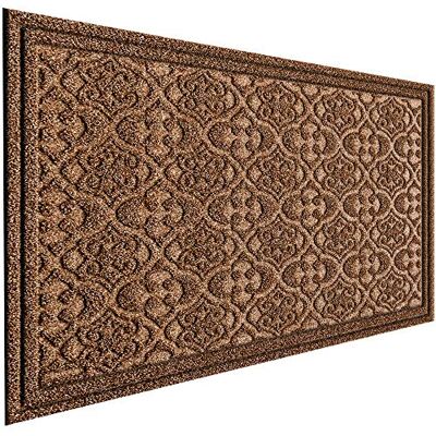 MAT 7-BANQUET Buitenmatten voor voordeur, 91 x 61 cm, groot, voor vloer, buiten, ingang, hal, buiteningang, waterdicht, all-season, all-weather, tapijt, voor modder, natuurlijk rubber, robuust, bruin MAT 7-BANQUET Buitenmatten voor voordeur, 91 x 61 cm, groot, voor vloer, buiten, ingang, hal, buiteningang, waterdicht, all-season, all-weather, tapijt, voor modder, natuurlijk rubber, robuust, bruin