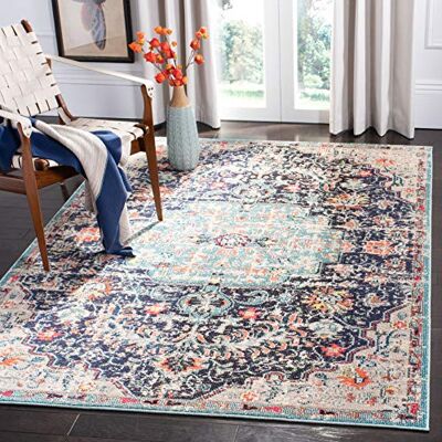Maia Blau en Eend Blauw Vloerkleed - Tapijt Maia Blau en Eend Blauw Vloerkleed - Tapijt