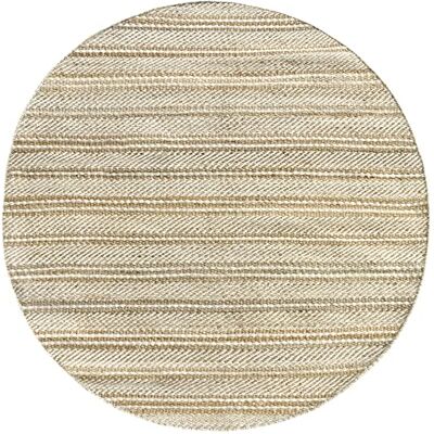 Hamid Olivia Wit 150x150 Ronde Vloerkleed - Vloerkleed Hamid Olivia Wit 150x150 Ronde Vloerkleed - Vloerkleed