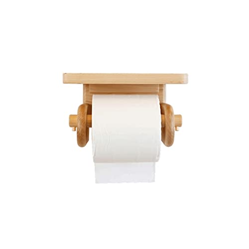 Hdbcbdj Tissue Box 1 st Badkamer Toiletrolhouder Huishoudelijke Toiletpapier Doos Papier Buis Houten Toilet Roll Houder