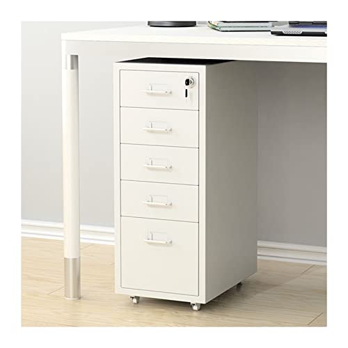 EDWAL Verticale Opbergkast Kantoor Archiefkasten5 Lade Afsluitbare Archiefkast Onder Bureau Metalen Archiefkast for Juridische/Letter/A4 Archiefkasten Archiefkast voor op Kantoor (Color : MODEL B, Size :