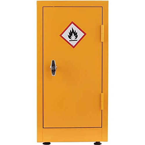 Horison Industries COSHH-kast COSHH-kast brandwerende brandbare opbergkast gele COSHH-kast voor gevaarlijke stoffen chemische COSHH-kast 700x355x305mm