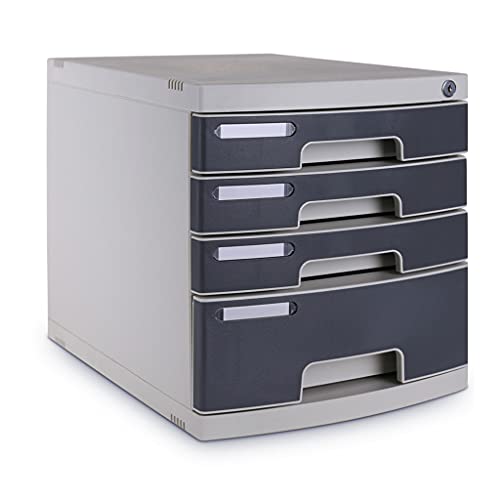 TOPRP File Cabinets Desktop Archiefkast 4-laags archiefkast met slot archiefkast stap archiefkast 30,2 * 39,5 * 32,5 cm