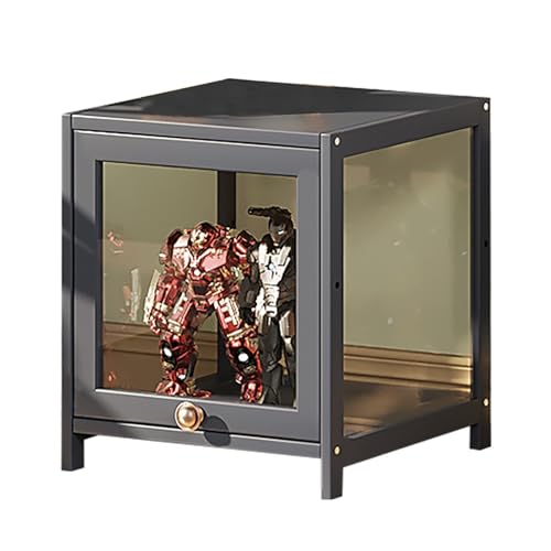 SPABOY Vitrine Vitrinekast Heldere Vitrine Acryl Montage Opbergkast Voor Woonkamer Cube Organizer Stand Riser Showcase Voor Woonkamer Slaapkamer Decoratie (Size : 1layer)