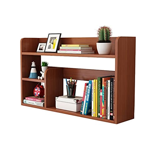 UPGENT Boekenplank Boekenplank Desktop Hout Meerlaagse planken Kantoorarchiefplanken Boekenplanken Keukenopbergrek Displayplanken Kleine boekenplank 17,71 inch Hoog opbergrek me