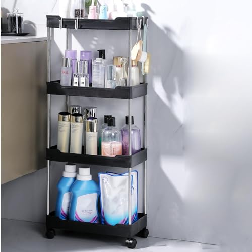 OWKAY Trolley Planken Vloer Multi-layer Badkamer Badkamer Kleet Woonkamer Opslag Trolley Keuken Spleet Planken