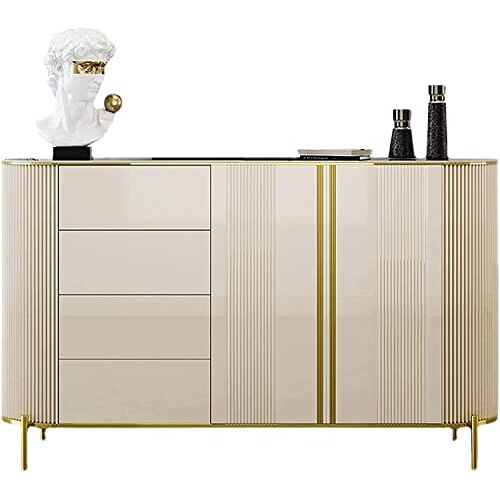 Tumblre Luxe buffetkast barkast met opbergruimte, dressoir buffetkast, moderne keuken buffetkast barkast (59in)