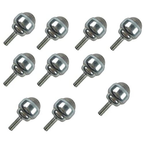 Telituny Roterende Ball Caster 10st Carbon Steel Roterende Ball Caster Meubels Trolley Kasten Roterende Ball Casters Universele Wielen