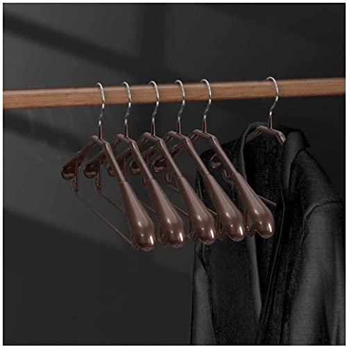 Gerrit Zwaar uitgevoerde hangers, hangers Kleerhangers 10-pack hangers voor kleerhanger Zware metalen kleerhangers Kleerhanger Ruimtebesparende pakhangers Kleerhangers (C)