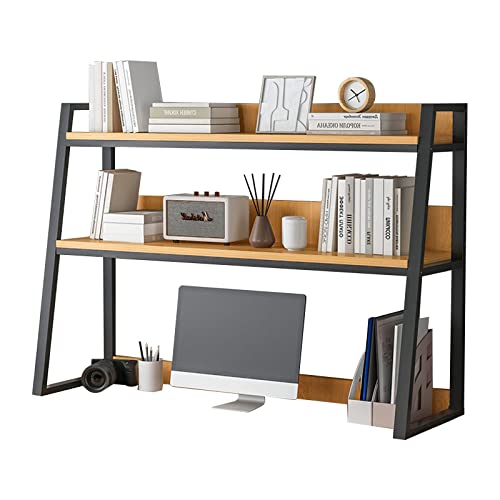 WowZza Desktop Boekenplank/Boekenkast Computer Bureau Boekenplank Hutch, Opslag Home Decor Planken, Voor Kantoorbenodigdheden Organizer, Voor Home Dorm Kantoorbenodigdheden/a/95 * 32 * 90Cm